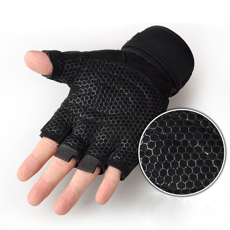 Sports Fitness Microfiber Gloves – Non-Slip Gym & Training Gloves