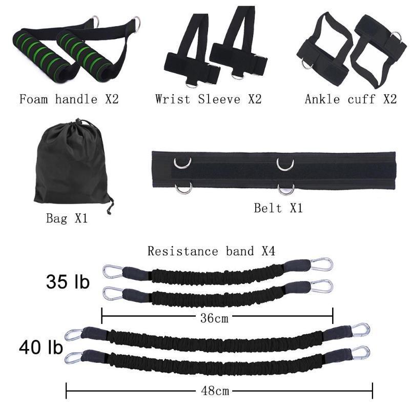 Full Body Workout Kit: Versatile Resistance Bands & Bounce Trainer