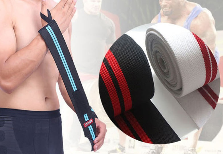 Fitness Wrist Wraps: Adjustable Wrist Support for Weightlifting & Sports