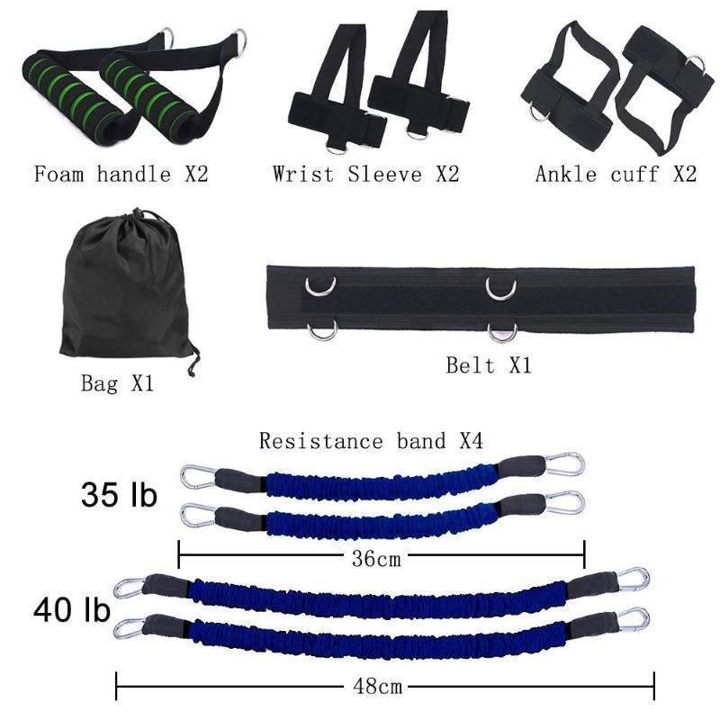 Full Body Workout Kit: Versatile Resistance Bands & Bounce Trainer
