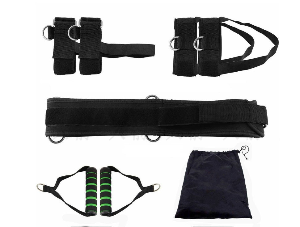 Full Body Workout Kit: Versatile Resistance Bands & Bounce Trainer