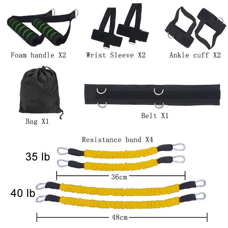 Full Body Workout Kit: Versatile Resistance Bands & Bounce Trainer