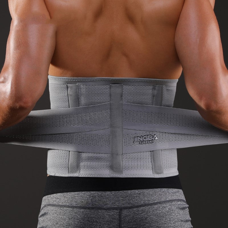 Waist Protection Fitness Wear – Adjustable Stick-On Support Wrap for Workouts