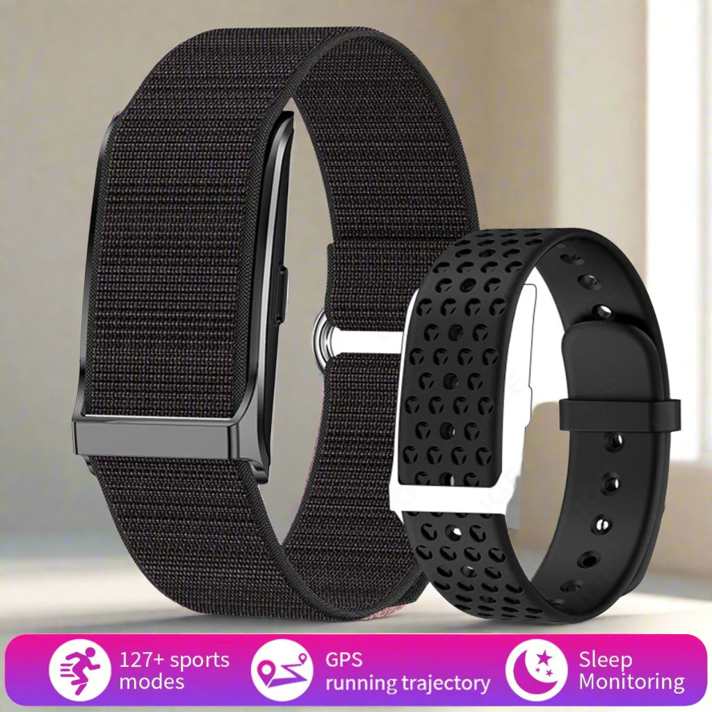 Health Monitoring Fitness Strap with 127+ Sports Modes, GPS Tracking & Sleep Analysis