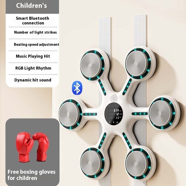 Smart Music Boxing Machine: Wall-Mounted Target for Fun Fitness & Stress Relief