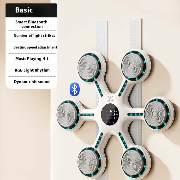 Smart Music Boxing Machine: Wall-Mounted Target for Fun Fitness & Stress Relief