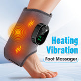 Hot Compress Vibration Foot Massager – Electric Heating Therapy Wrap for Pain Relief, Relaxation & Improved Blood Circulation
