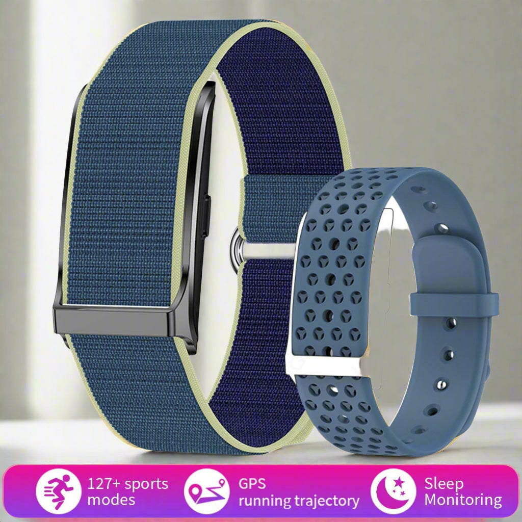 Health Monitoring Fitness Strap with 127+ Sports Modes, GPS Tracking & Sleep Analysis