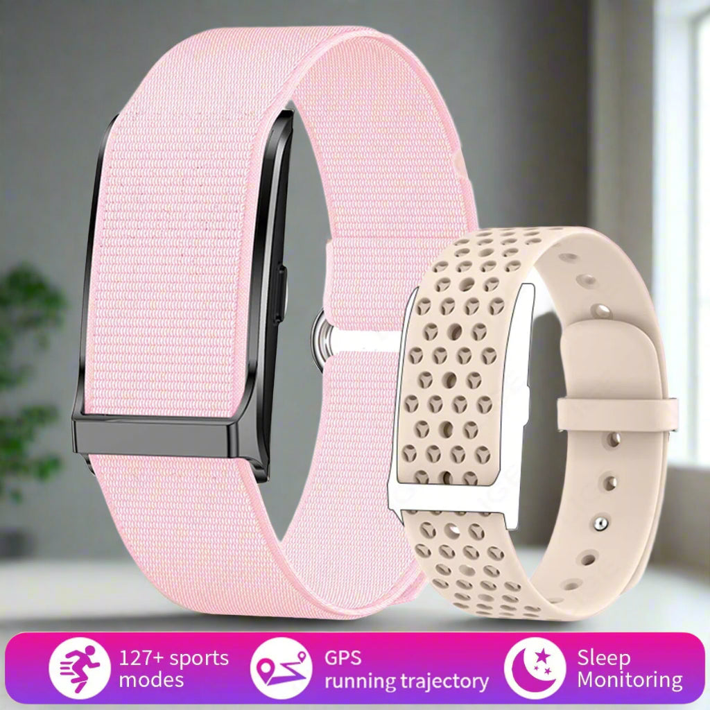 Health Monitoring Fitness Strap with 127+ Sports Modes, GPS Tracking & Sleep Analysis