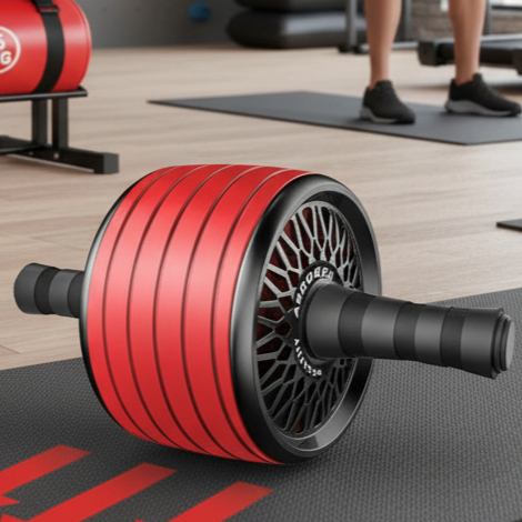 Home Fitness Abs Wheel Roller – Core & Abdominal Workout Equipment
