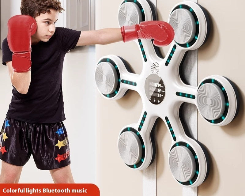 Smart Music Boxing Machine: Wall-Mounted Target for Fun Fitness & Stress Relief