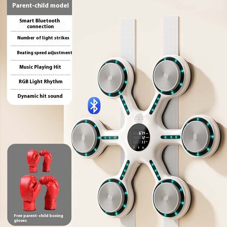 Smart Music Boxing Machine: Wall-Mounted Target for Fun Fitness & Stress Relief