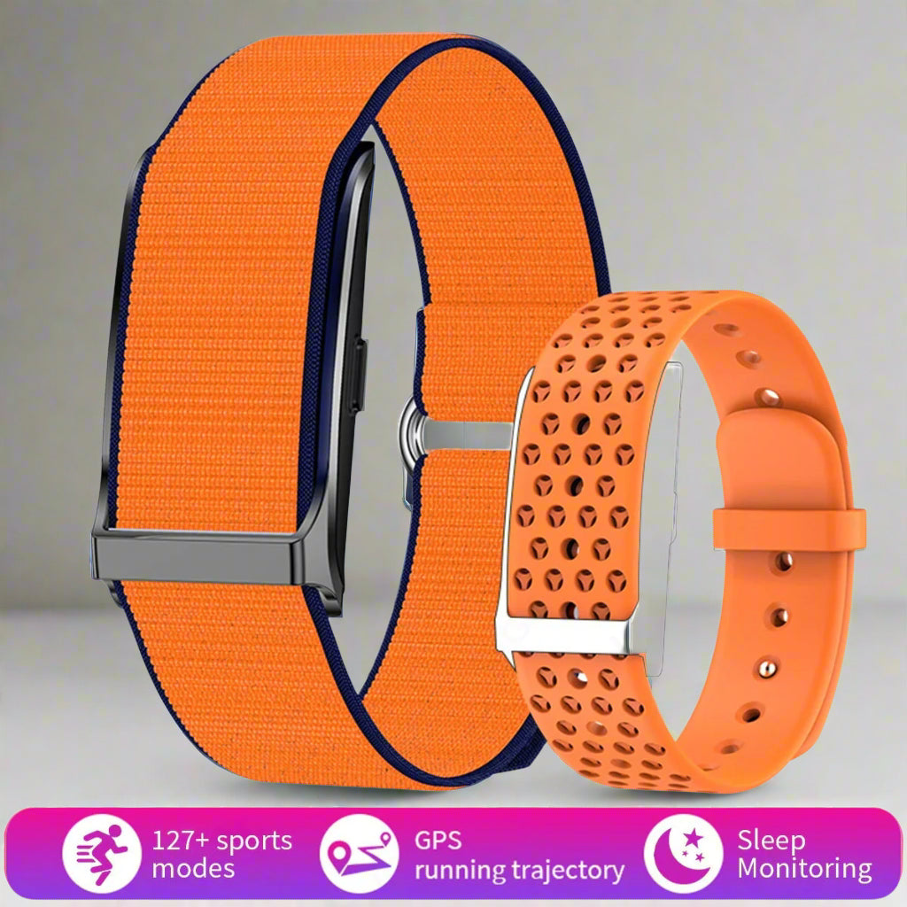 Health Monitoring Fitness Strap with 127+ Sports Modes, GPS Tracking & Sleep Analysis