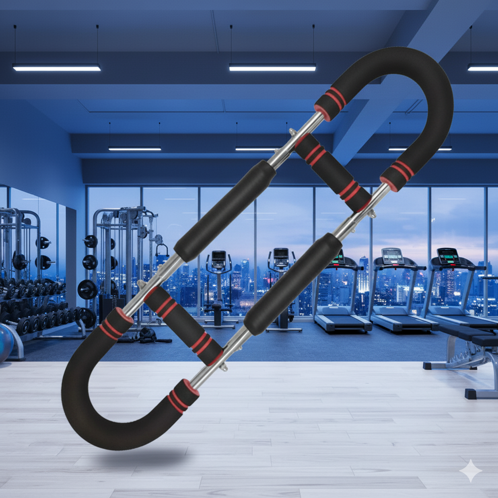Multi-Functional Arm Strengthener - Adjustable U-Shaped Chest & Shoulder Expander